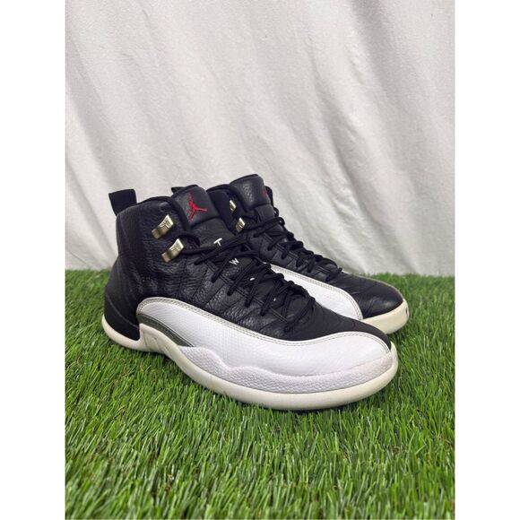 Size 8.5 -‎ Jordan 12 Retro Playoff black white fire Jordan main image 5